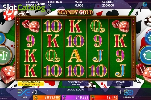 Οθόνη2. Scandy Gold Fruits Jackpot Κουλοχέρης