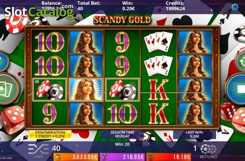 Οθόνη4. Scandy Gold Fruits Jackpot Κουλοχέρης