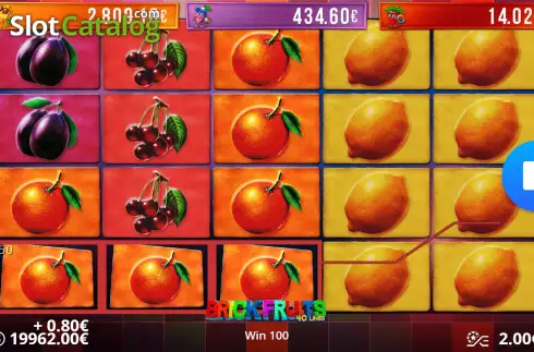 Οθόνη5. Brick Fruits 40 Lines Κουλοχέρης