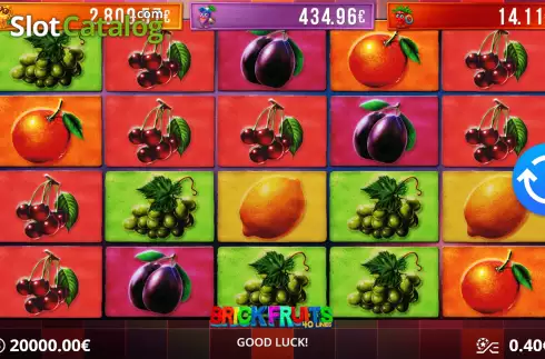Οθόνη3. Brick Fruits 40 Lines Κουλοχέρης