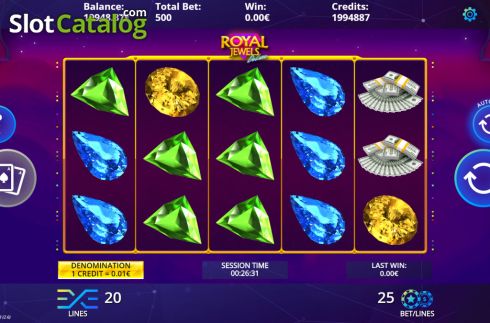 Οθόνη2. Royal Jewels Deluxe Κουλοχέρης