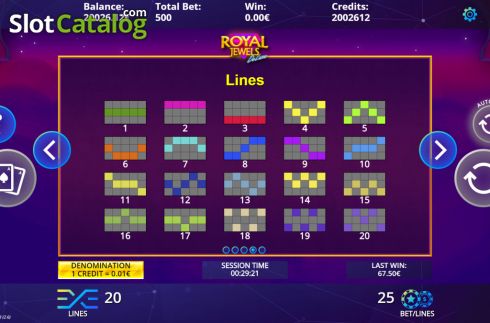 Οθόνη9. Royal Jewels Deluxe Κουλοχέρης