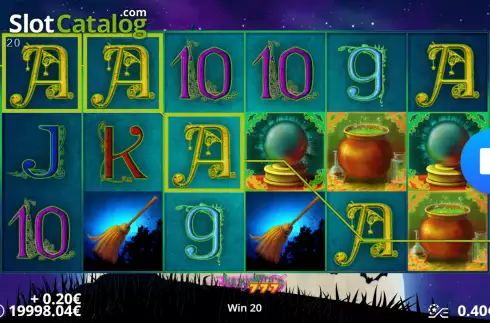 Οθόνη3. Lucky Witch 777 Κουλοχέρης