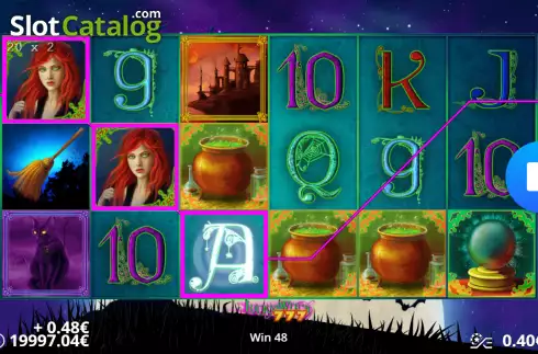 Οθόνη4. Lucky Witch 777 Κουλοχέρης