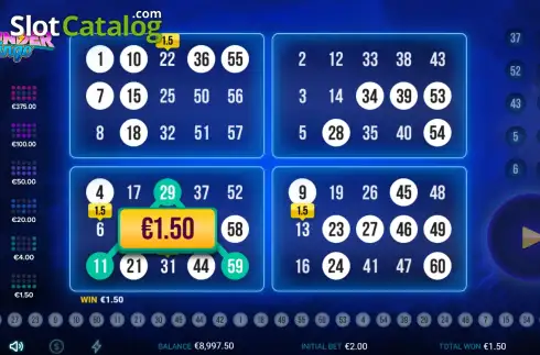 Οθόνη3. Thunder Bingo Κουλοχέρης