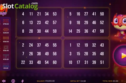 Οθόνη2. Hot Bingo (Darwin Gaming) Κουλοχέρης