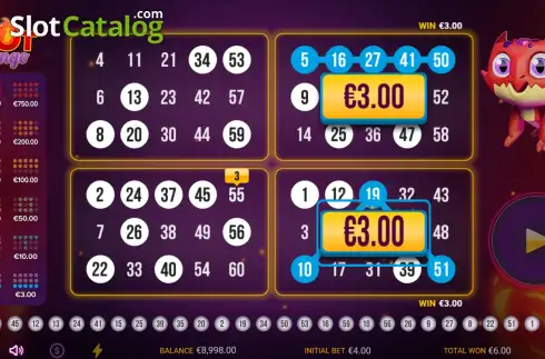 Οθόνη3. Hot Bingo (Darwin Gaming) Κουλοχέρης