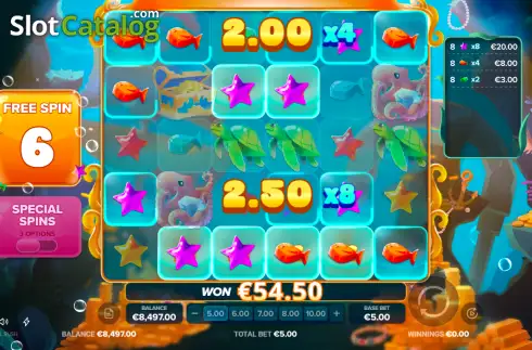 Οθόνη3. Big Coral Rush Κουλοχέρης 