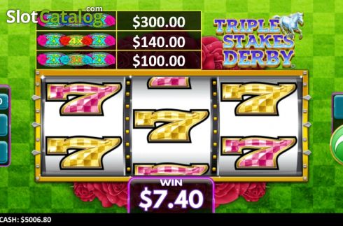 Οθόνη3. Triple Stakes Derby Κουλοχέρης