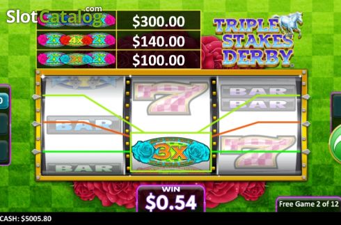Οθόνη5. Triple Stakes Derby Κουλοχέρης