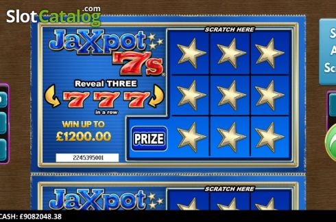 Οθόνη2. Jaxpot 7s Scratcher Κουλοχέρης