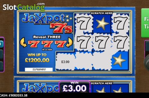 Οθόνη5. Jaxpot 7s Scratcher Κουλοχέρης
