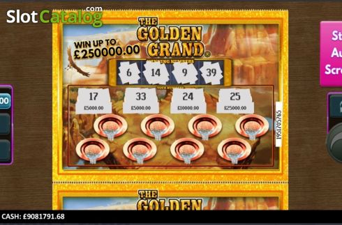 Οθόνη3. Golden Grand Scratcher Κουλοχέρης 