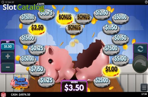 Οθόνη5. Piggy Payouts Bank Buster Κουλοχέρης