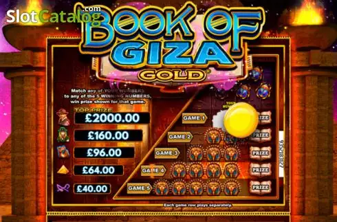 Book of Giza Gold Λογότυπο