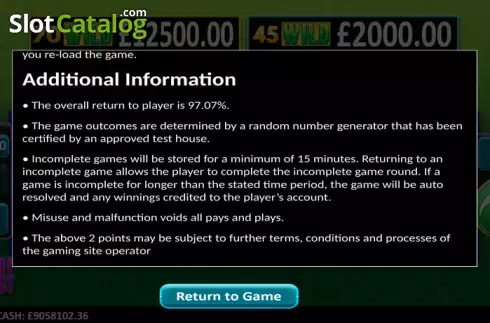 Οθόνη9. Jackpot Harvest Κουλοχέρης