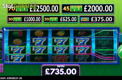 Οθόνη4. Jackpot Harvest Κουλοχέρης
