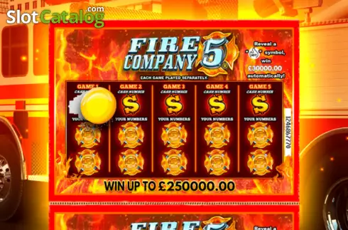 Fire Company 5 Scratcher Λογότυπο Fire Company 5 Scratcher Λογότυπο