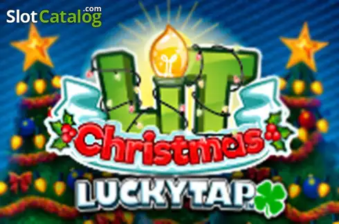 Lit Christmas LuckyTap Λογότυπο Lit Christmas LuckyTap Λογότυπο