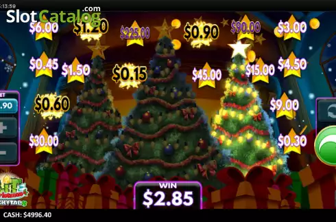 Οθόνη4. Lit Christmas LuckyTap Κουλοχέρης