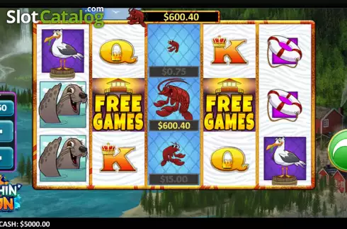 Οθόνη2. Fishin Fun (Design Works Gaming) Κουλοχέρης