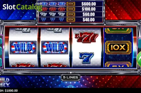Οθόνη2. 10X Wild Glory Κουλοχέρης