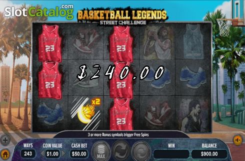 Οθόνη4. Basketball Legends Street Chalenge Κουλοχέρης