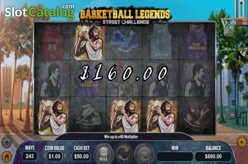 Οθόνη5. Basketball Legends Street Chalenge Κουλοχέρης