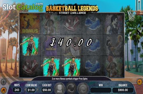 Οθόνη3. Basketball Legends Street Chalenge Κουλοχέρης