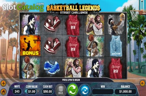 Οθόνη2. Basketball Legends Street Chalenge Κουλοχέρης