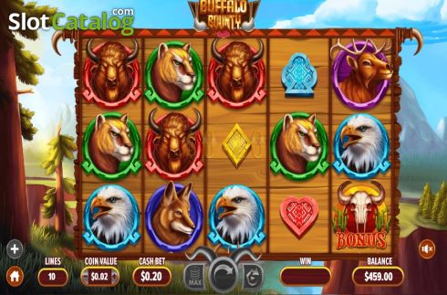 Οθόνη3. Buffalo Bounty Κουλοχέρης