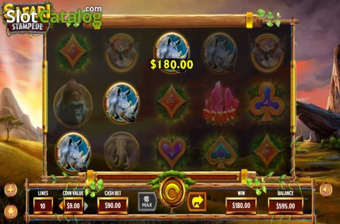 Οθόνη3. Safari Stampede Κουλοχέρης