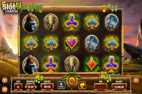 Οθόνη2. Safari Stampede Κουλοχέρης