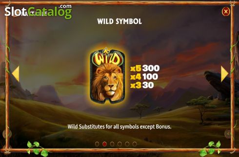 Οθόνη7. Safari Stampede Κουλοχέρης