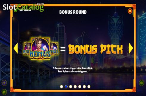 Οθόνη6. Lucky Macau Κουλοχέρης 