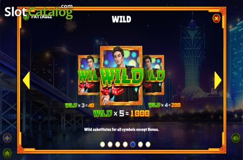 Οθόνη5. Lucky Macau Κουλοχέρης 
