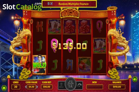 Οθόνη3. Lucky Macau Κουλοχέρης 