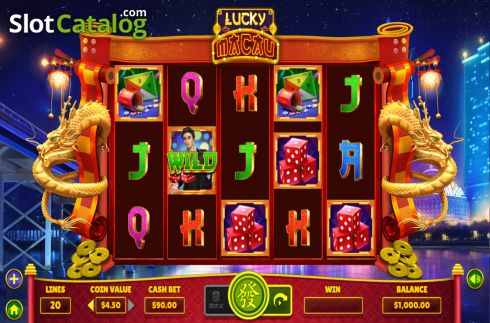 Οθόνη2. Lucky Macau Κουλοχέρης 