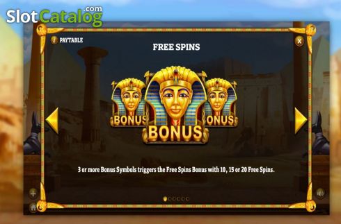 Οθόνη7. Cleopatras Fortune (Dragon Gaming) Κουλοχέρης