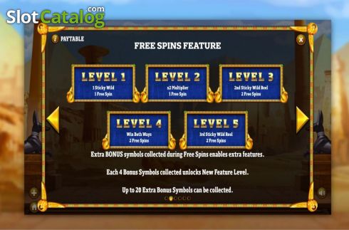 Οθόνη8. Cleopatras Fortune (Dragon Gaming) Κουλοχέρης