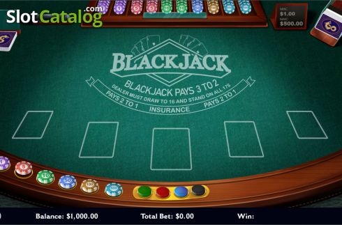 Οθόνη2. Blackjack (Dragon Gaming) Κουλοχέρης