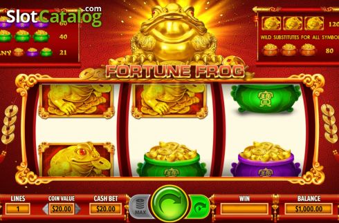 Οθόνη2. Fortune Frog (Dragon Gaming) Κουλοχέρης