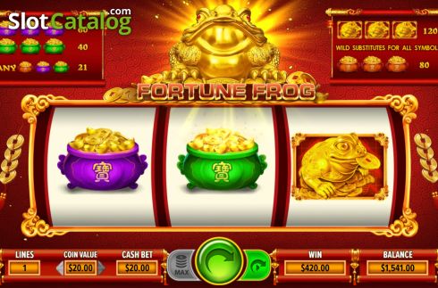 Οθόνη3. Fortune Frog (Dragon Gaming) Κουλοχέρης