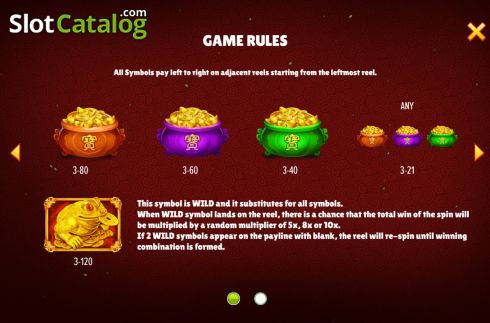 Οθόνη5. Fortune Frog (Dragon Gaming) Κουλοχέρης