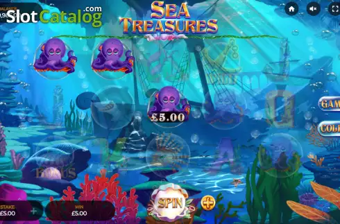 Οθόνη3. Sea Treasures (Dragon Gaming) Κουλοχέρης