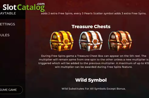 Οθόνη7. Sea Treasures (Dragon Gaming) Κουλοχέρης