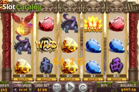 Οθόνη4. Four Mighty Beasts Κουλοχέρης