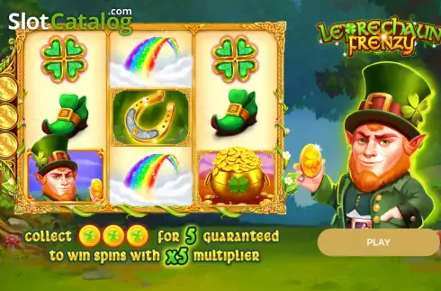 Οθόνη2. Leprechaun Frenzy Κουλοχέρης
