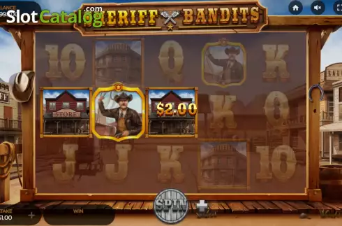 Οθόνη3. Sheriff vs Bandits Κουλοχέρης