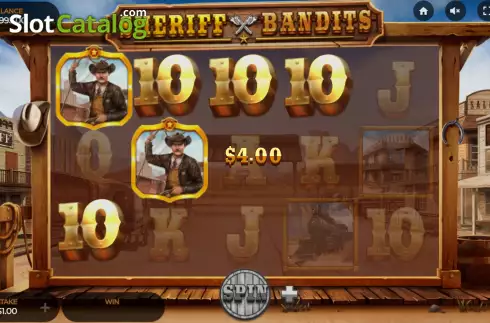 Οθόνη4. Sheriff vs Bandits Κουλοχέρης